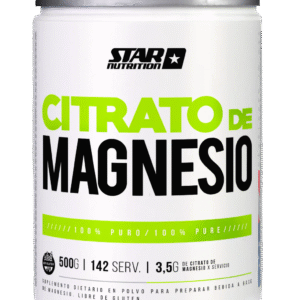 CITRATO DE MAGNESIO 500 GRS, 142 SERVS.