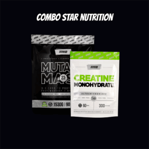 Combo Star Nutrition Mutant Mass 1.5kg + Creatina doypack 300g